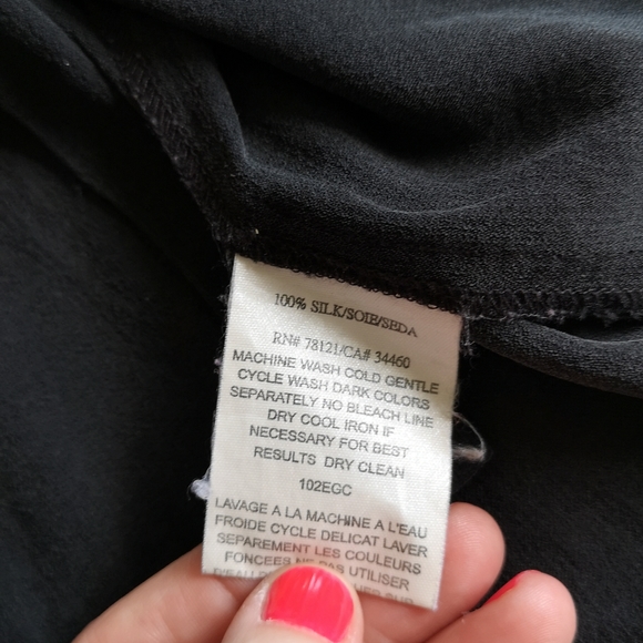 Eileen Fisher silk blouse - Picture 3 of 7